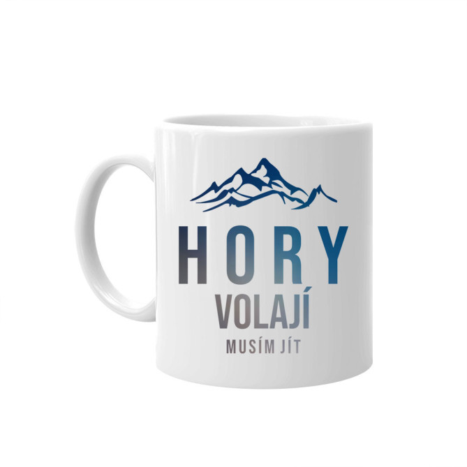 Hrnek hory volají musím jít – dárek pro milovníky hor
