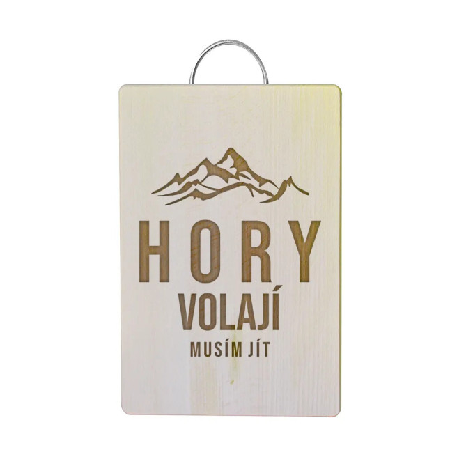 Kuchyňské prkénko hory volají musím jít – originální dárek
